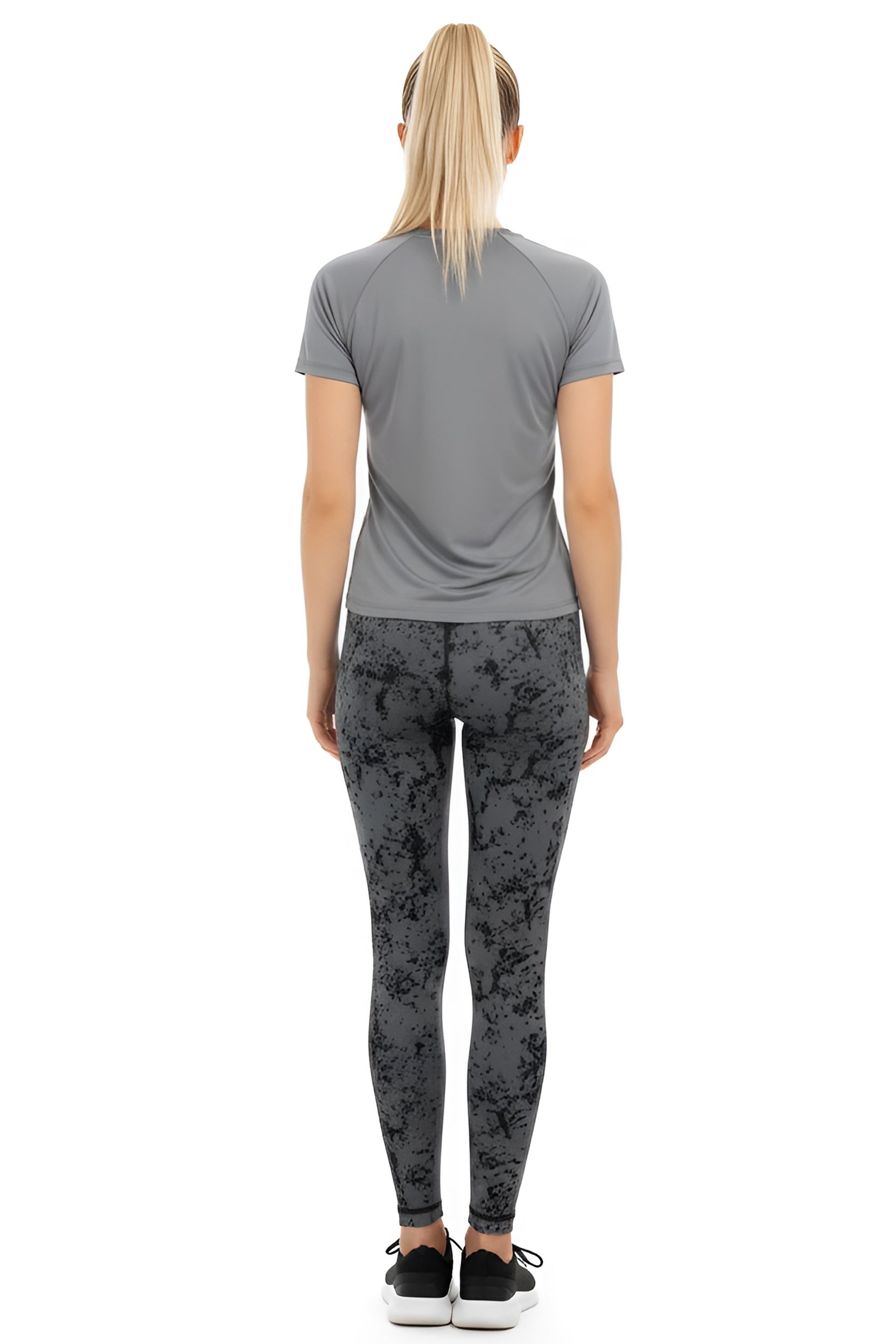 Astur Black Splatter Legging
