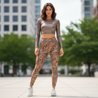 Copper Waves Spry Legging