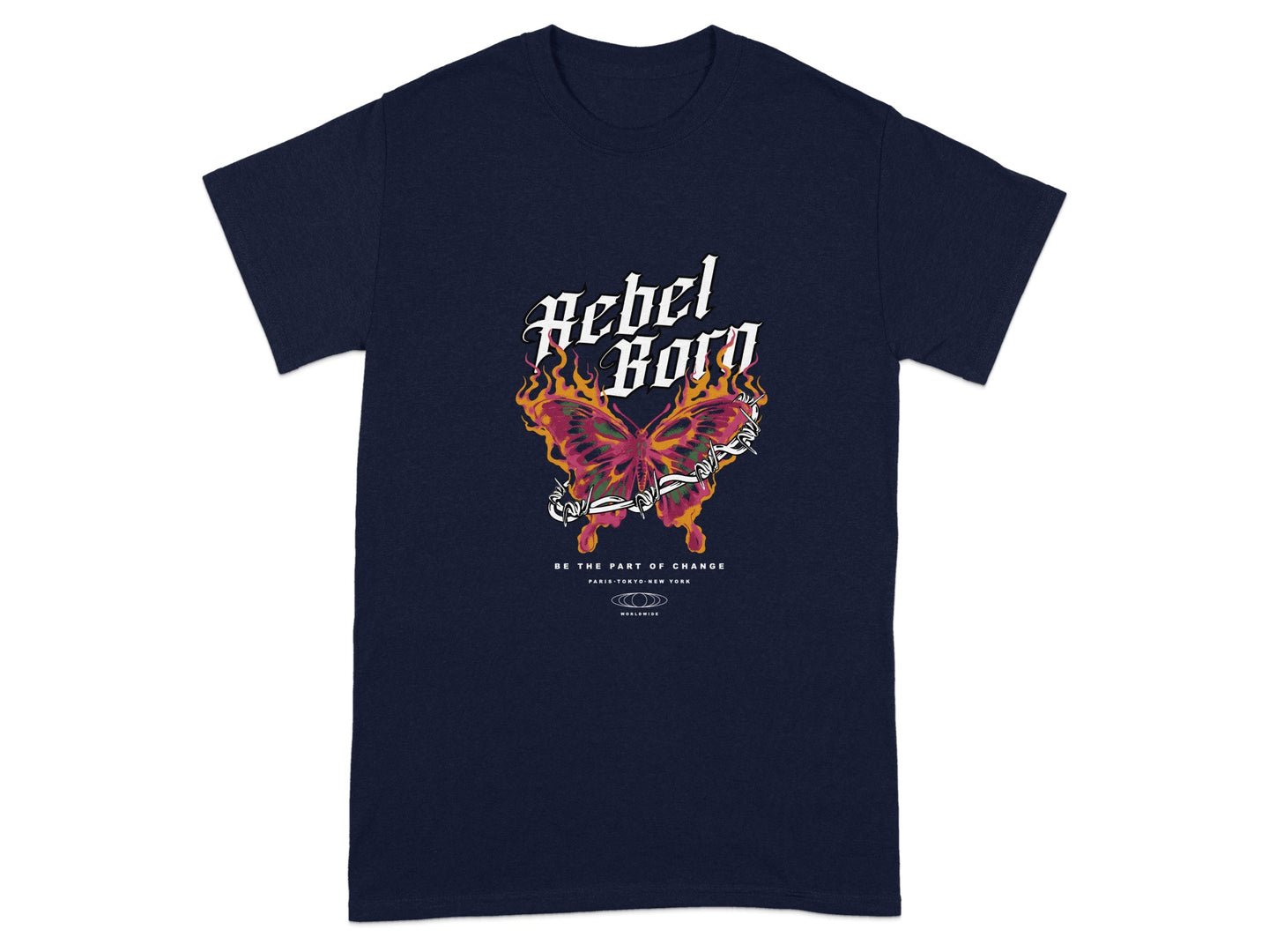 Rebel Born Butterfly Graphic T-Shirt Product