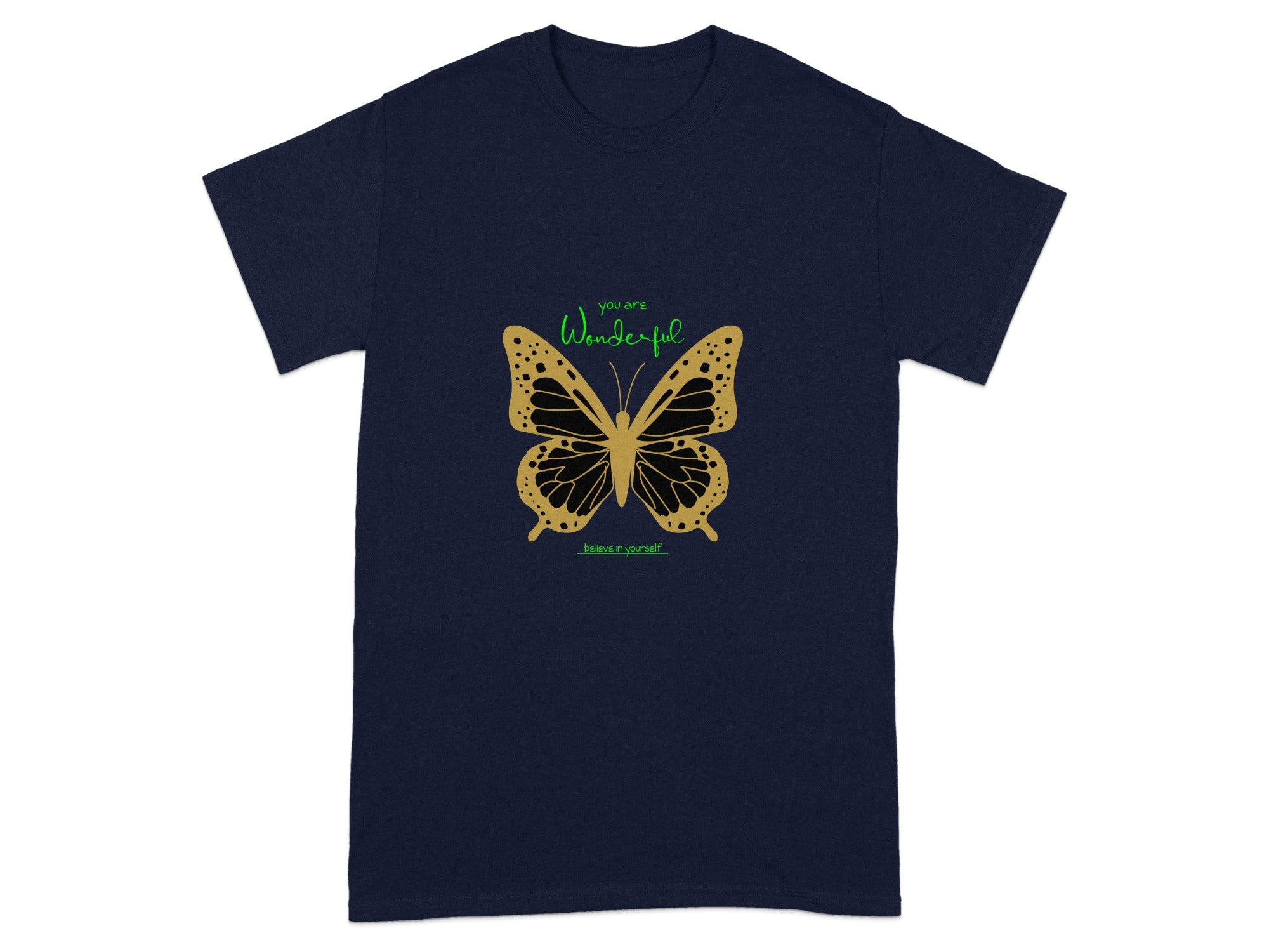 You Are Wonderful Butterfly Graphic T-Shirt