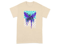 Bold Dripping Butterly Graphics Art Design T-shirt