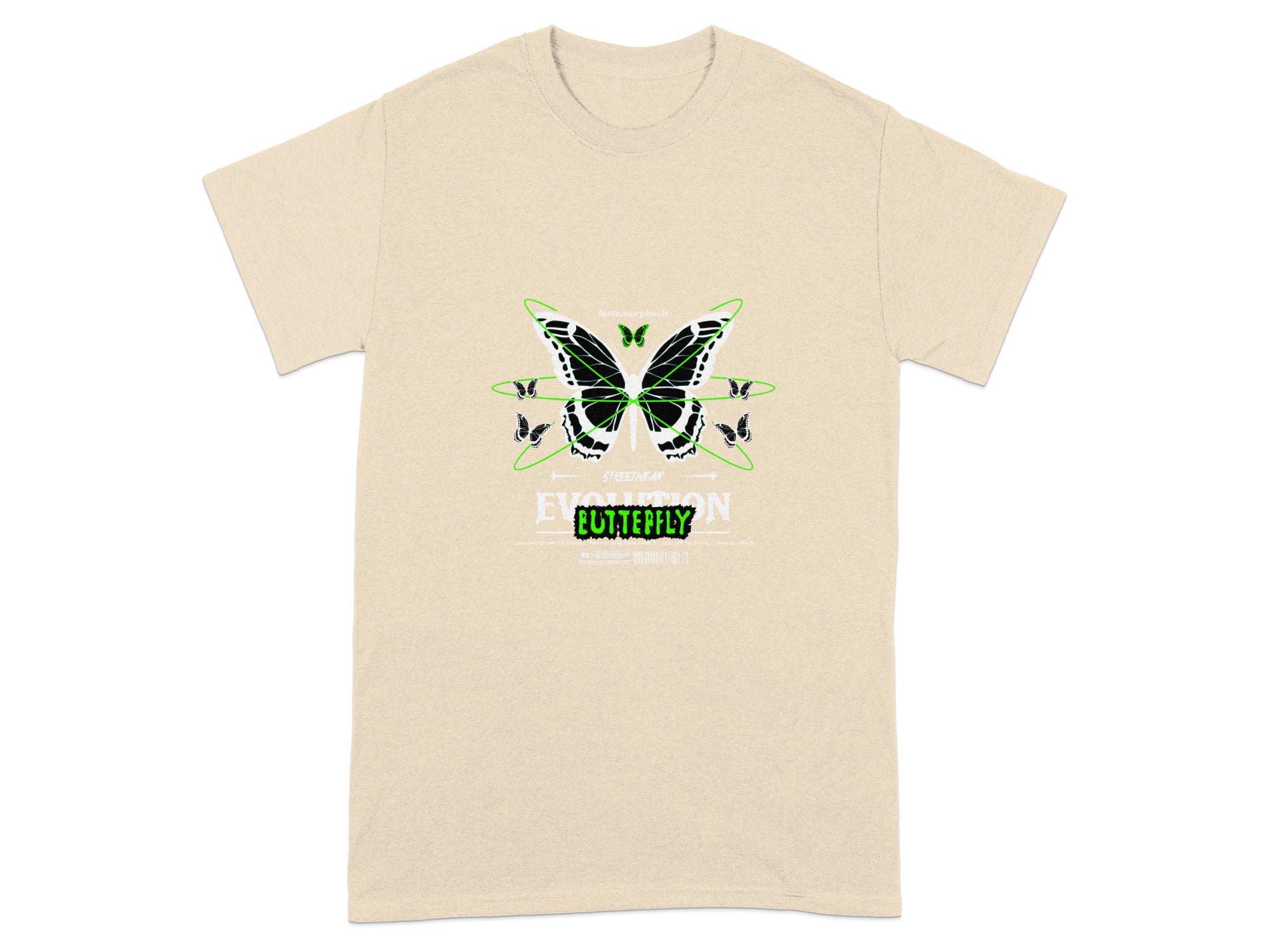 Evolution Butterfly Graphic Tee Fashion Apparel