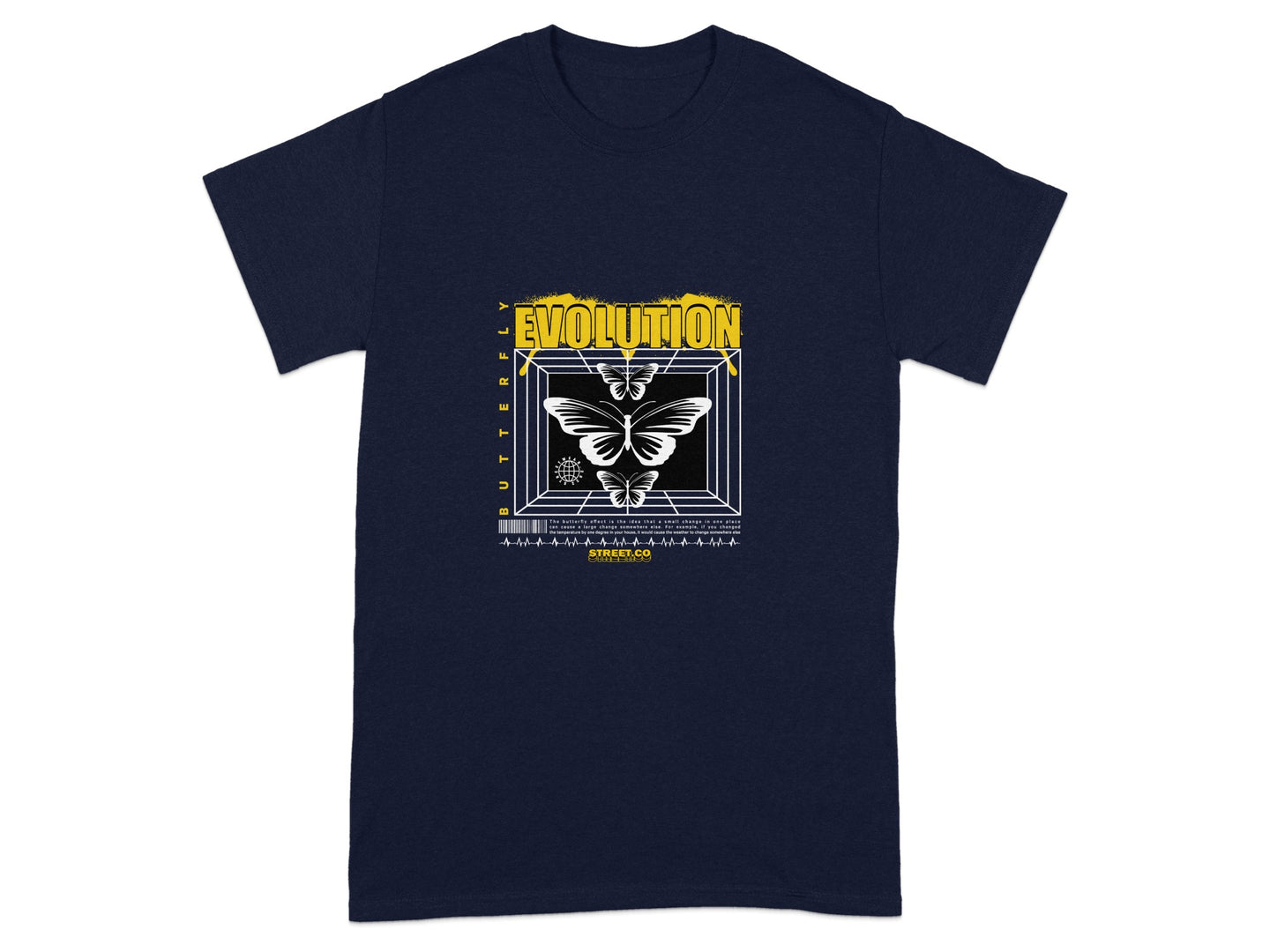 Evolution Butterfly Graphic T-Shirt