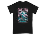Sakura Fantasy Graphic Tee with Scenic Design
