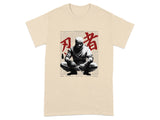 Ghost Whisperer Ninja T-shirt with Bold Red Characters