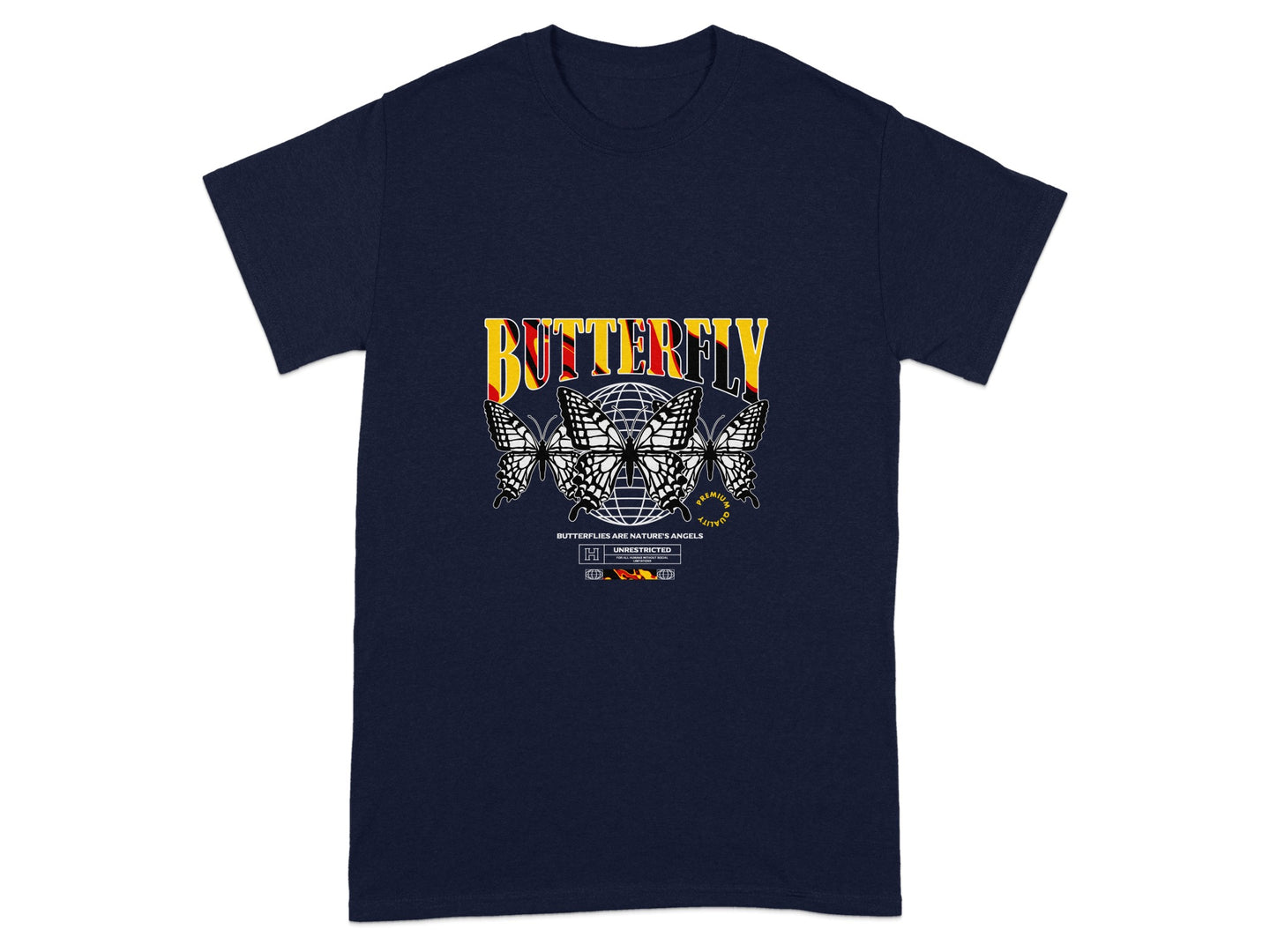Butterfly Graphic T-Shirt with Unique Design