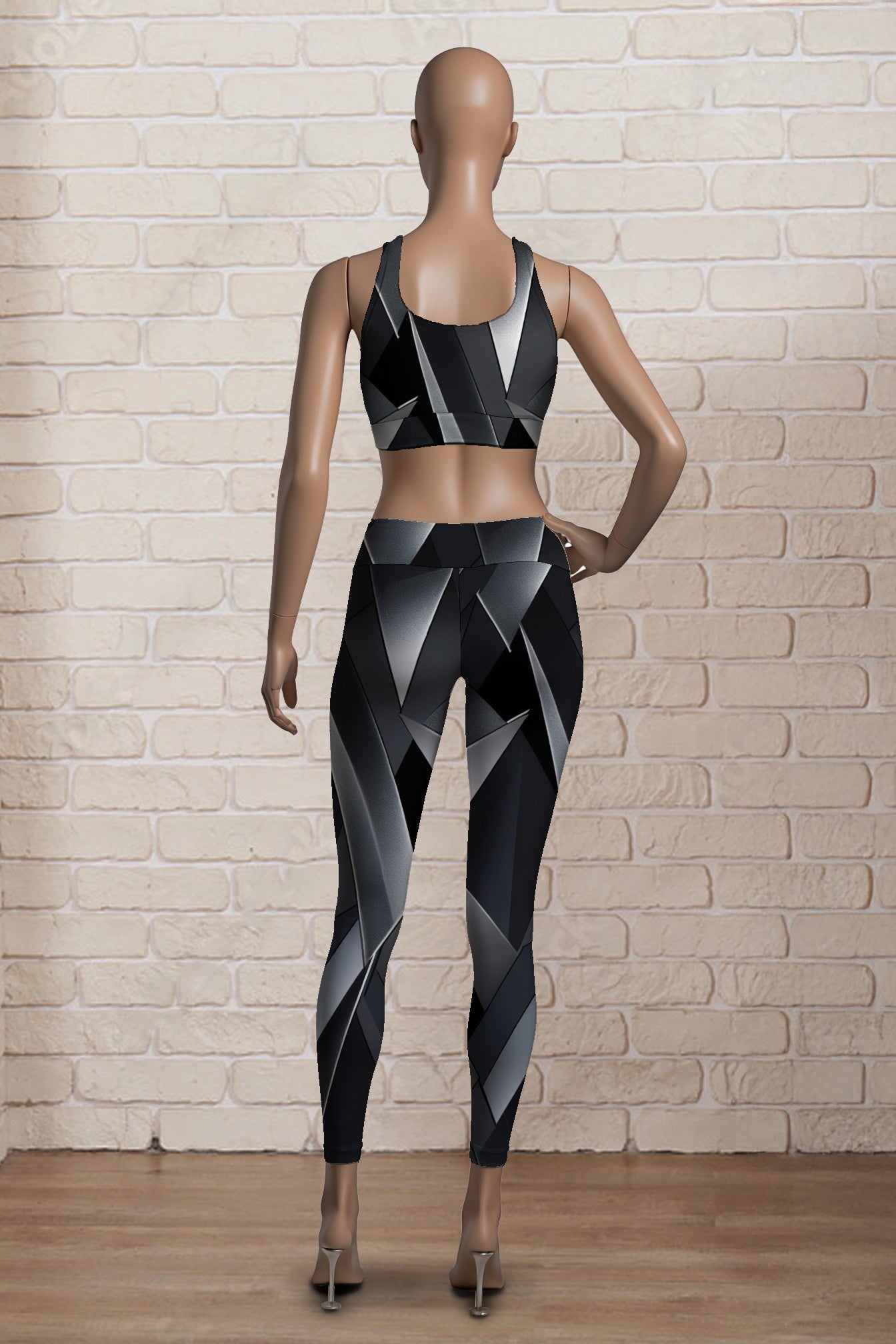 Geometric Eclipse Legging