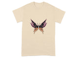 Colorful Intricate Butterfly Print Graphic T-shirt
