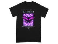 Butterfly Graphic Art Optical Illusion Shirt