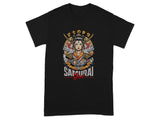 Japanese Samurai Girl Graphic Tee Shirt