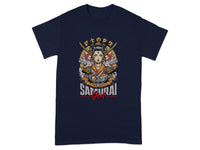Samurai Girl Graphic Tee with Bold Art Design