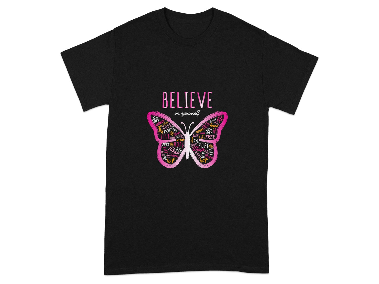 Believe In Yourself Butterfly Graphic Tee