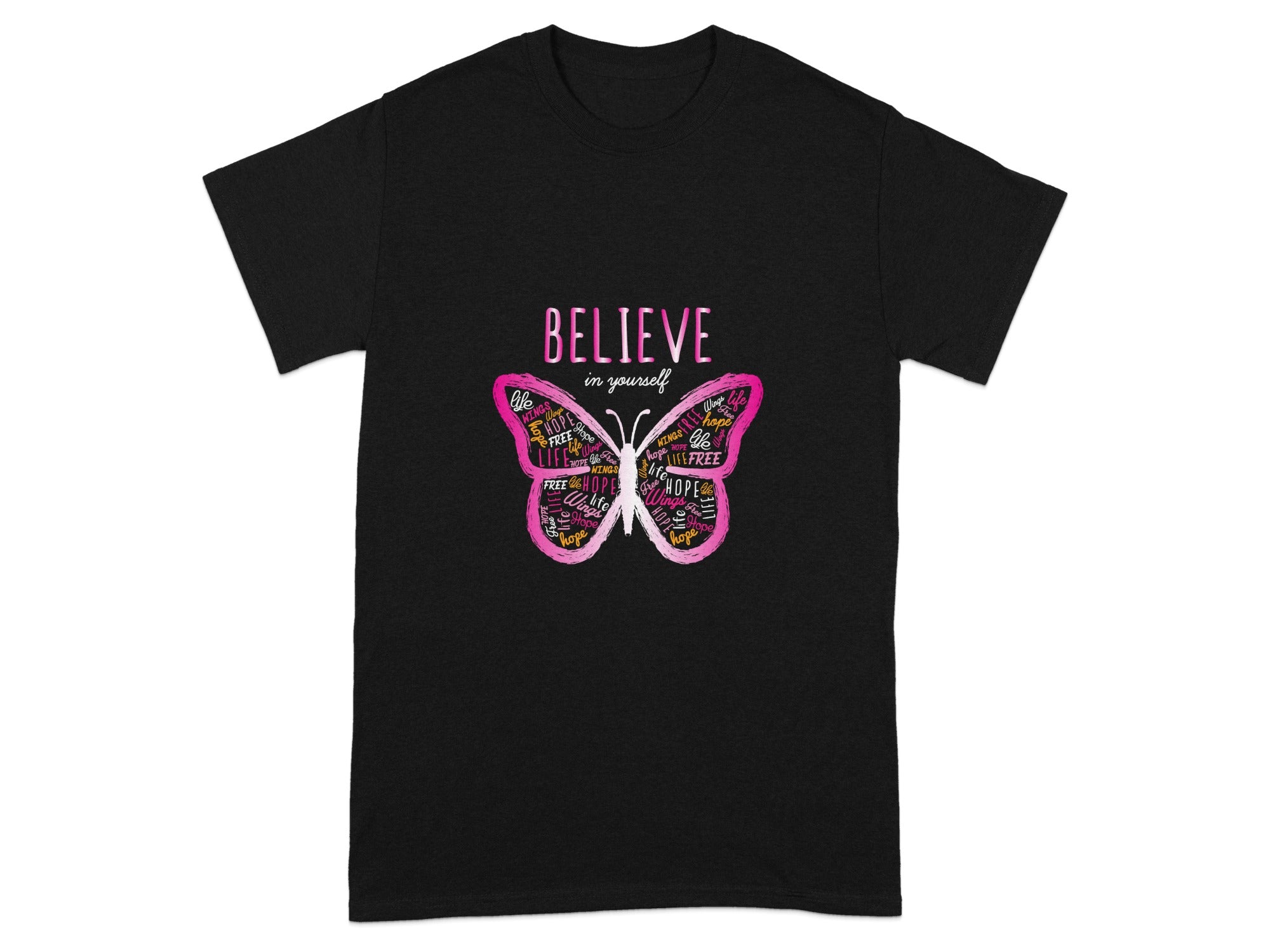 Believe In Yourself Butterfly Graphic Tee