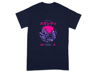 Megacity Japanese Clothing T-shirt Urban Scene Design