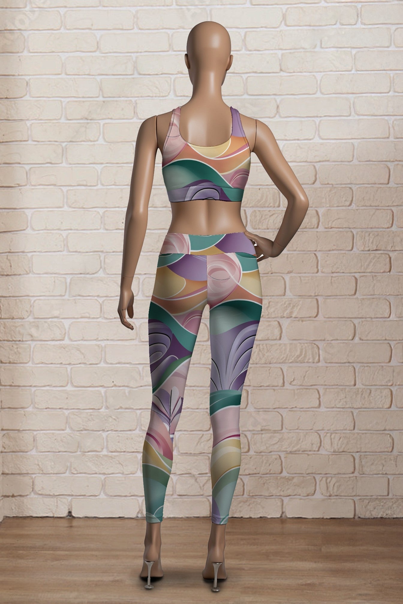 Abstract Oasis Legging