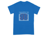 BRKLN 98 Graphic Design Blue T-Shirt Product