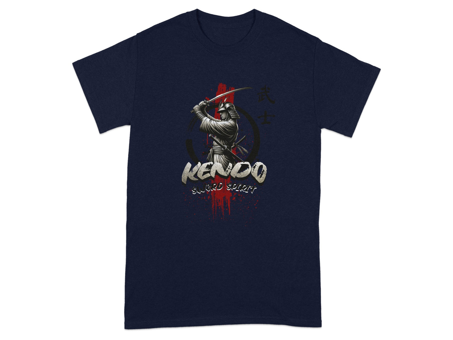 Kendo Sword Sports Graphic Tee Shirt Cotton T Shirt