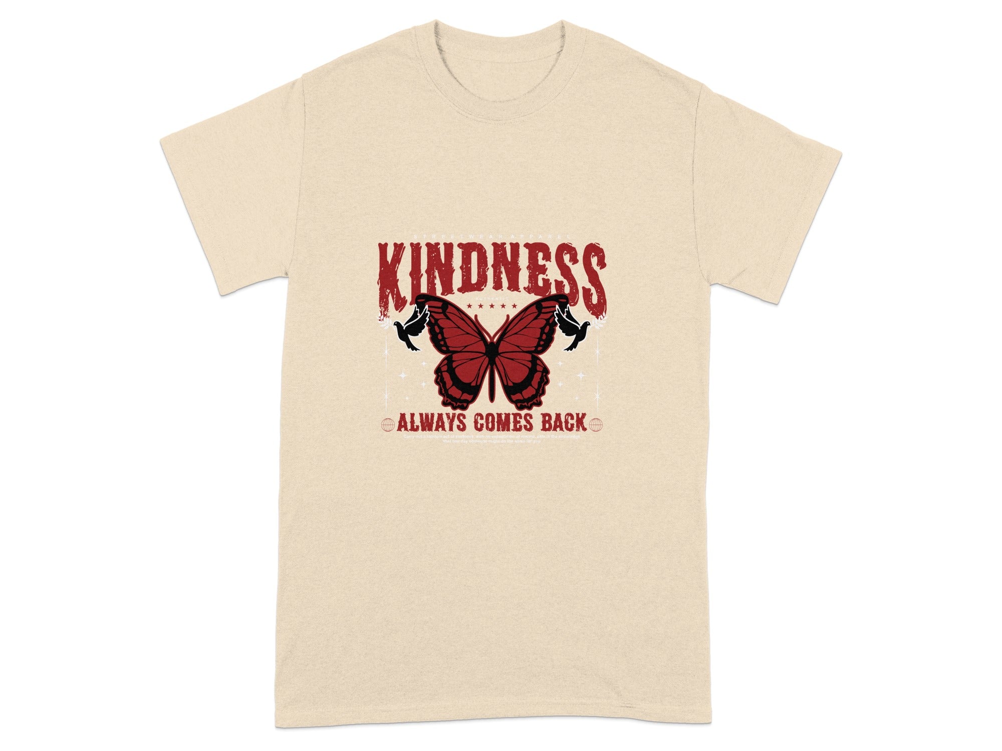 Kindness Always Comes Back Butterfly T-shirt