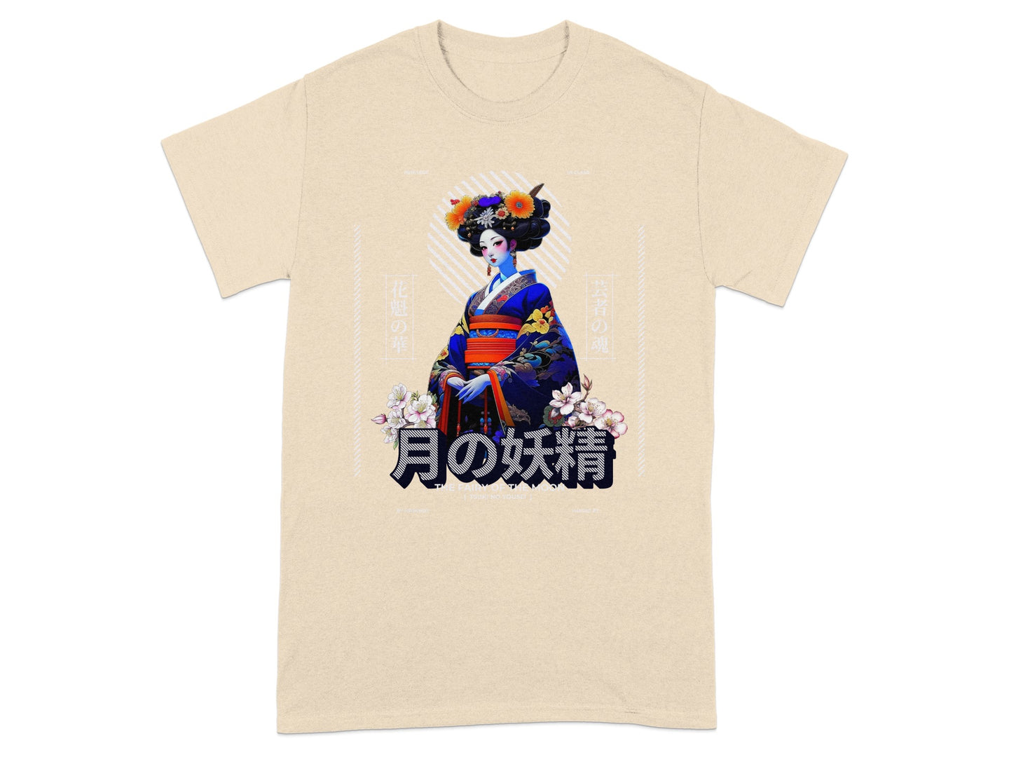 Traditional Japanese Art Geisha Graphic Design T-shirt