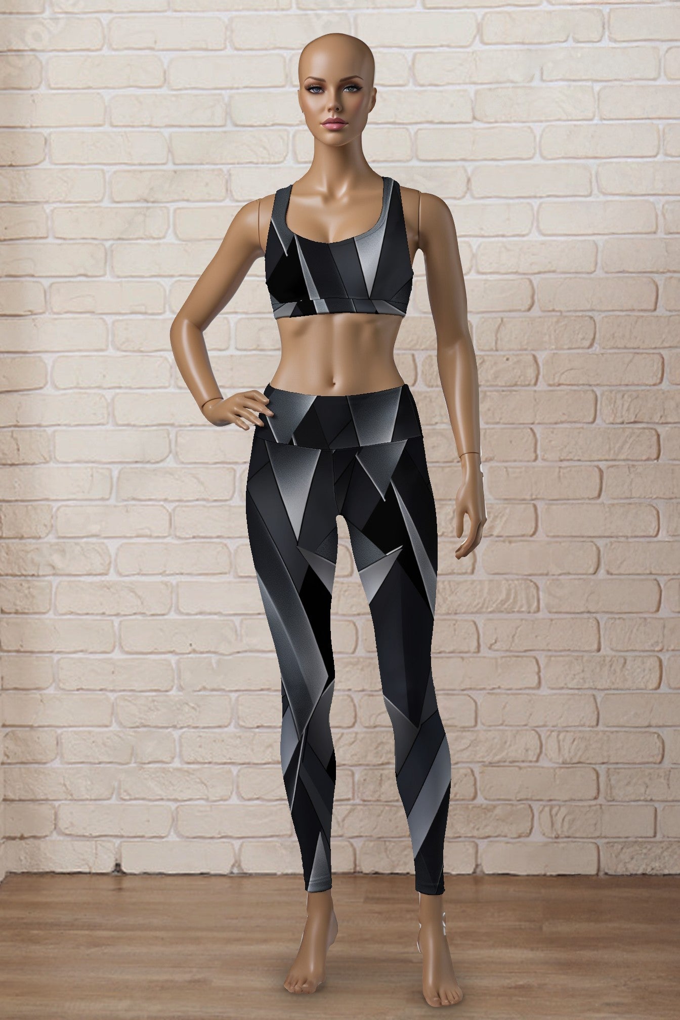 Geometric Eclipse Legging