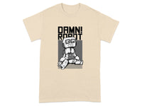 DAMN! ROBOT Graphic Art Casual T-shirt Clothing