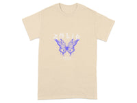 Artistic Butterfly Graphic SMILE T-Shirt