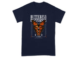 Colorful Butterfly Graphic Design T-Shirt