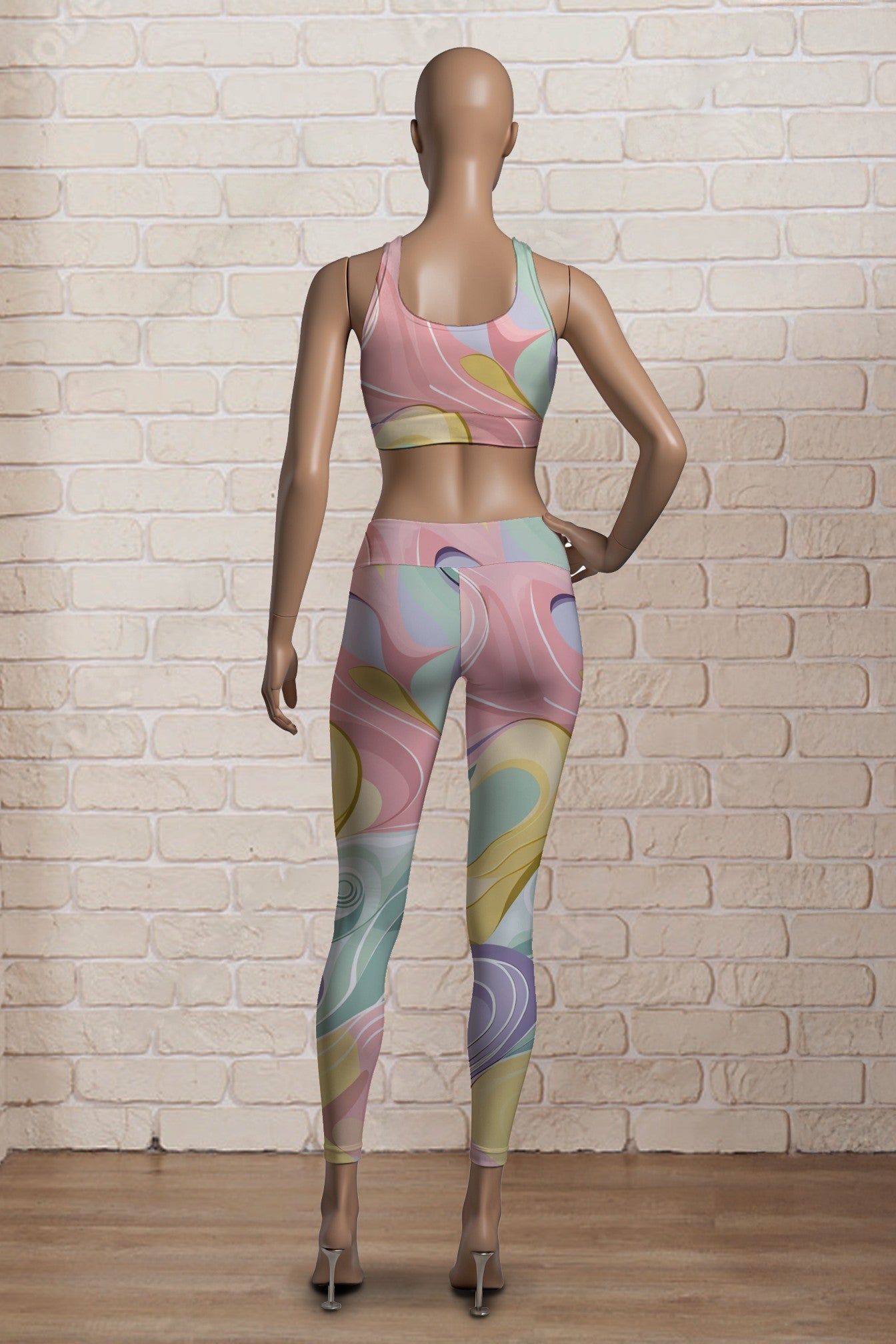 Pastel Flow Patterns Legging