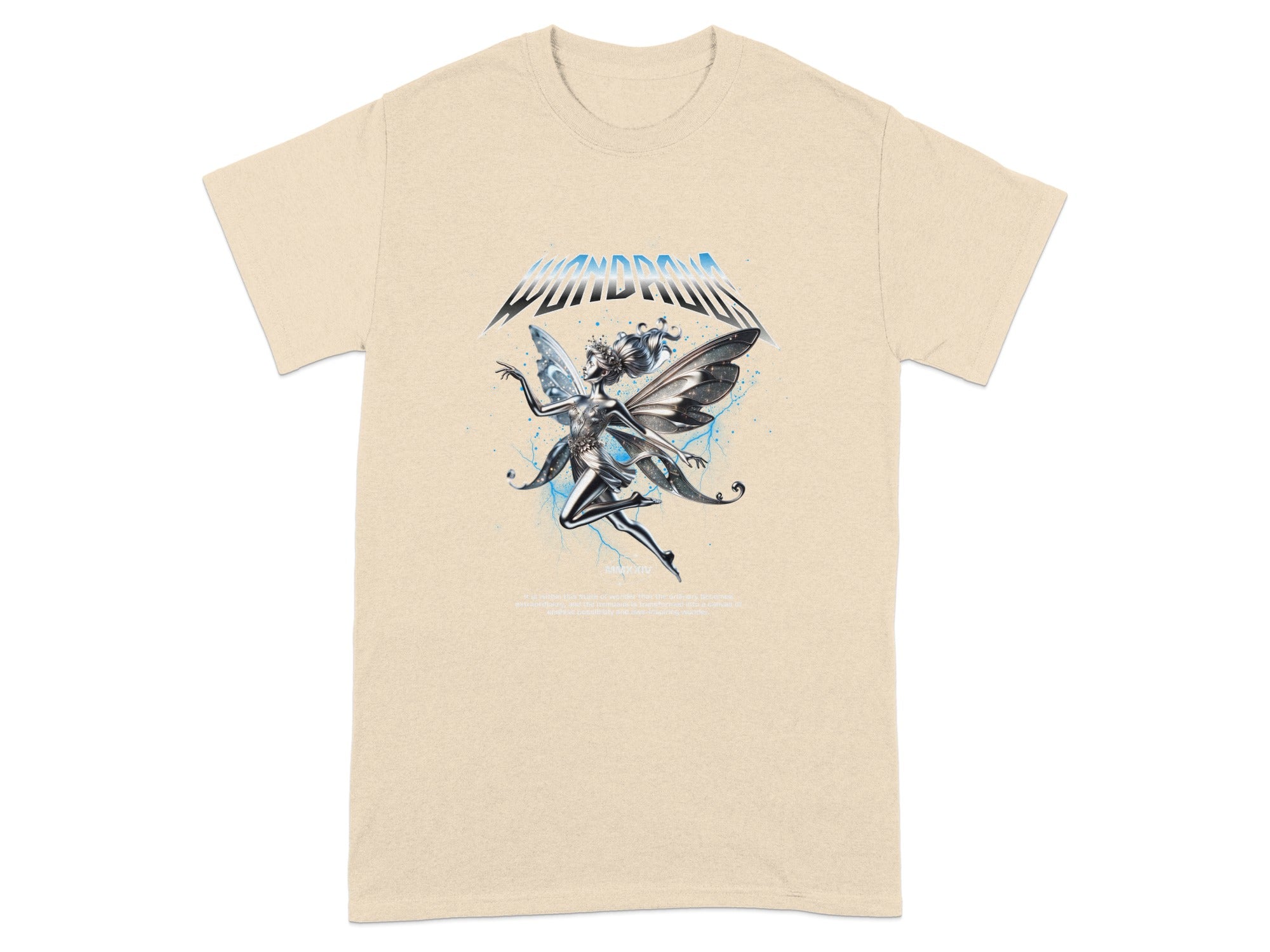 Retro Fantasy Art T-Shirt with Mythical Character Design