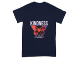 Kindness Love Yourself Butterfly Design T-Shirt