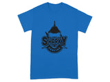 Sharky Surfing Graphic Design T-shirt Product