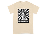 Stylish Graphic Design Tsundere Character T-shirt