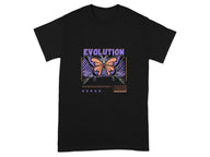 Evolution Butterfly Graphic Worldwide T-shirt