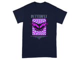 Butterfly Psychedelic Design Graphic T-Shirt