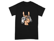 Rock On Gamer Gesture Graphic T-shirt Product