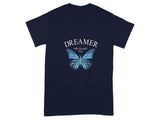 Dreamer Blue Butterfly Graphic Tee