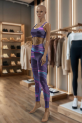 Luminous Waveforms Legging