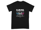 Cloning Black T-shirt with Butterfly Design