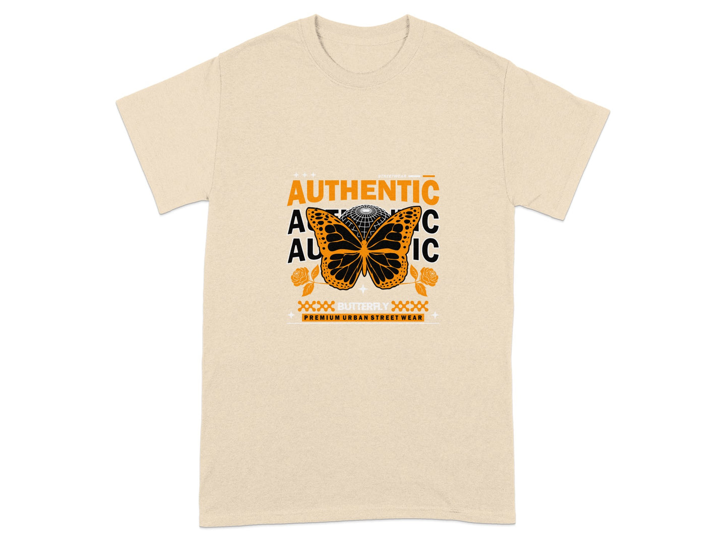 Authentic Butterfly Graphic T-shirt Premium Human Street