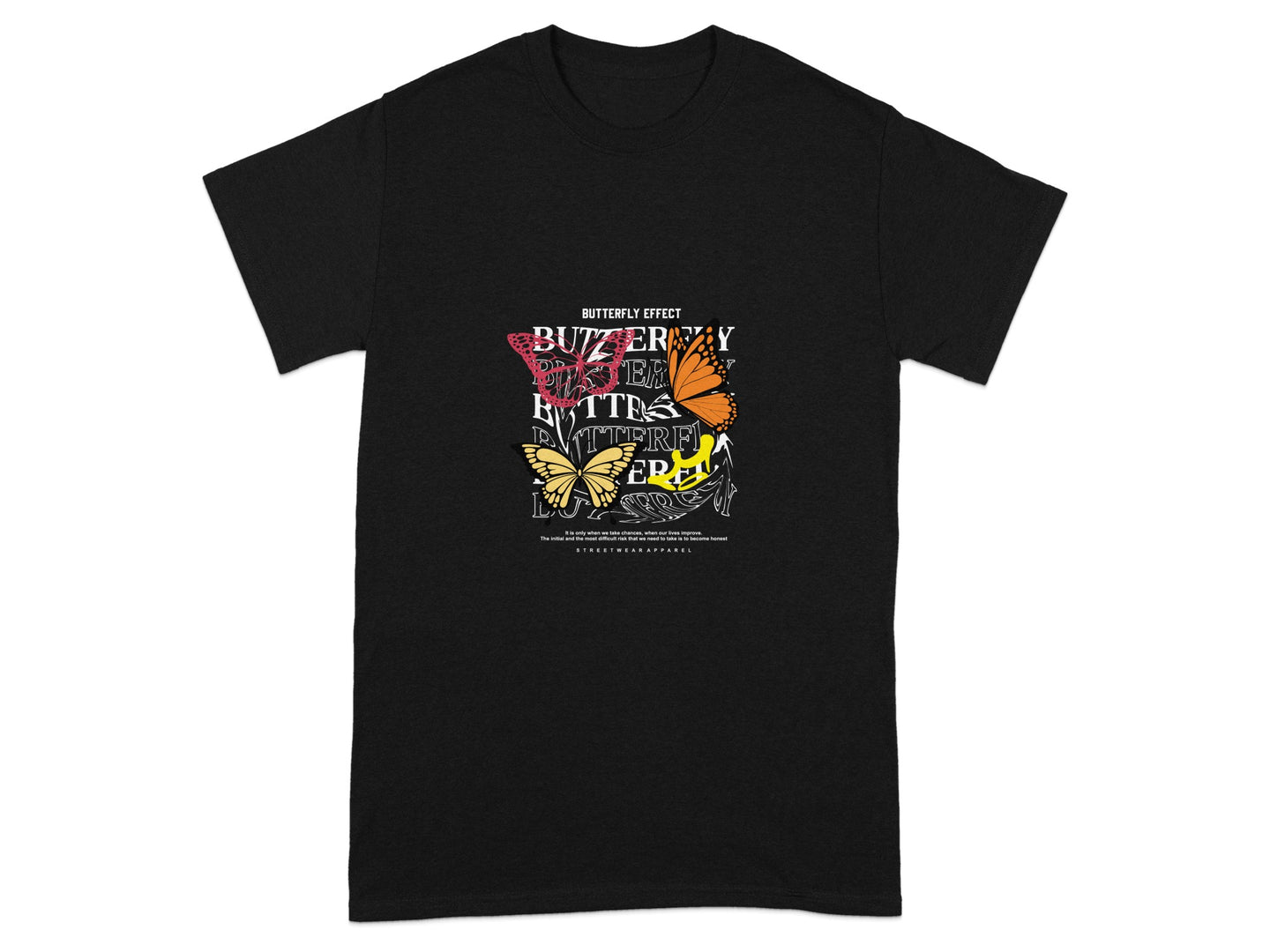 Butterfly Effect Butterfly Attire Typography Shirt