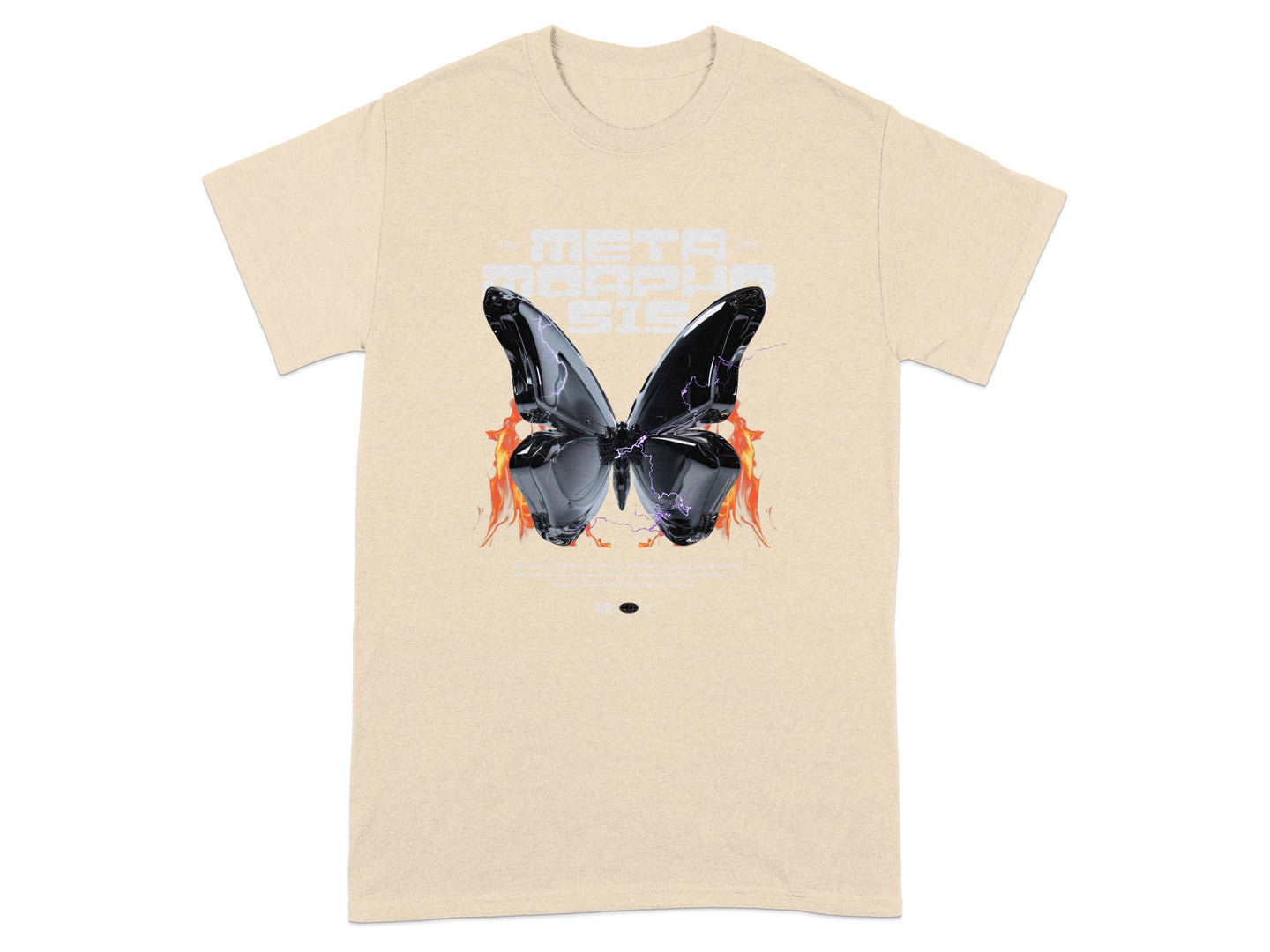 Metamorphosis Butterfly Design Casual T-Shirt