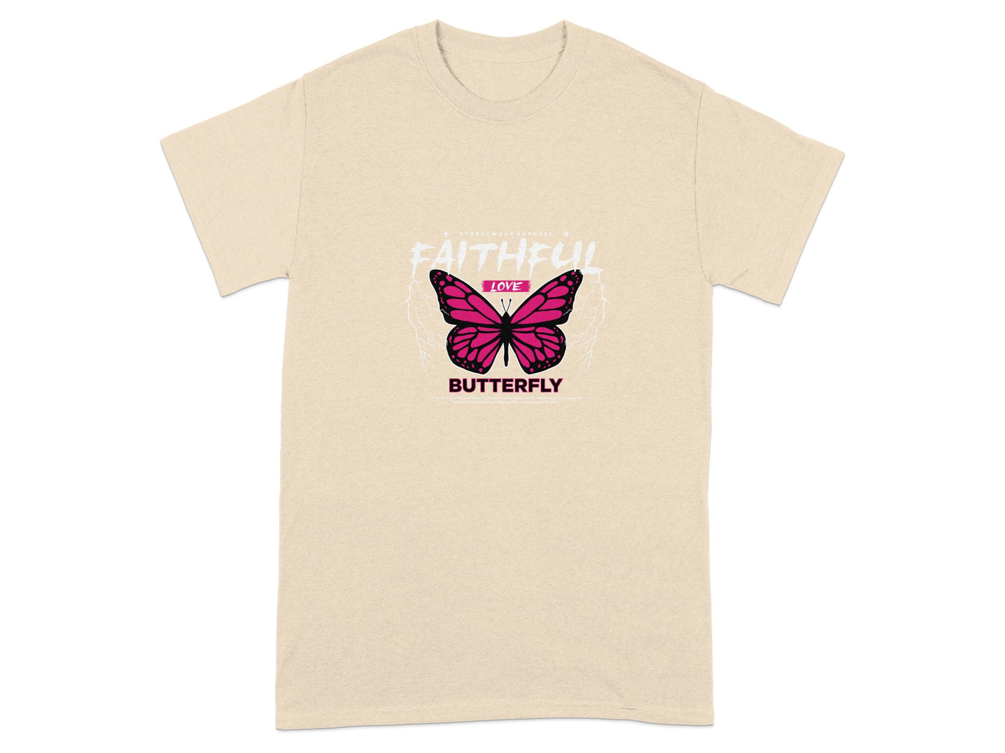 Faithful Love Butterfly Graphic Tee product
