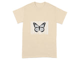 Butterfly Code Graphic T-Shirt Design Blending Art