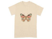 Butterfly Print Unisex Casual Graphic Tee