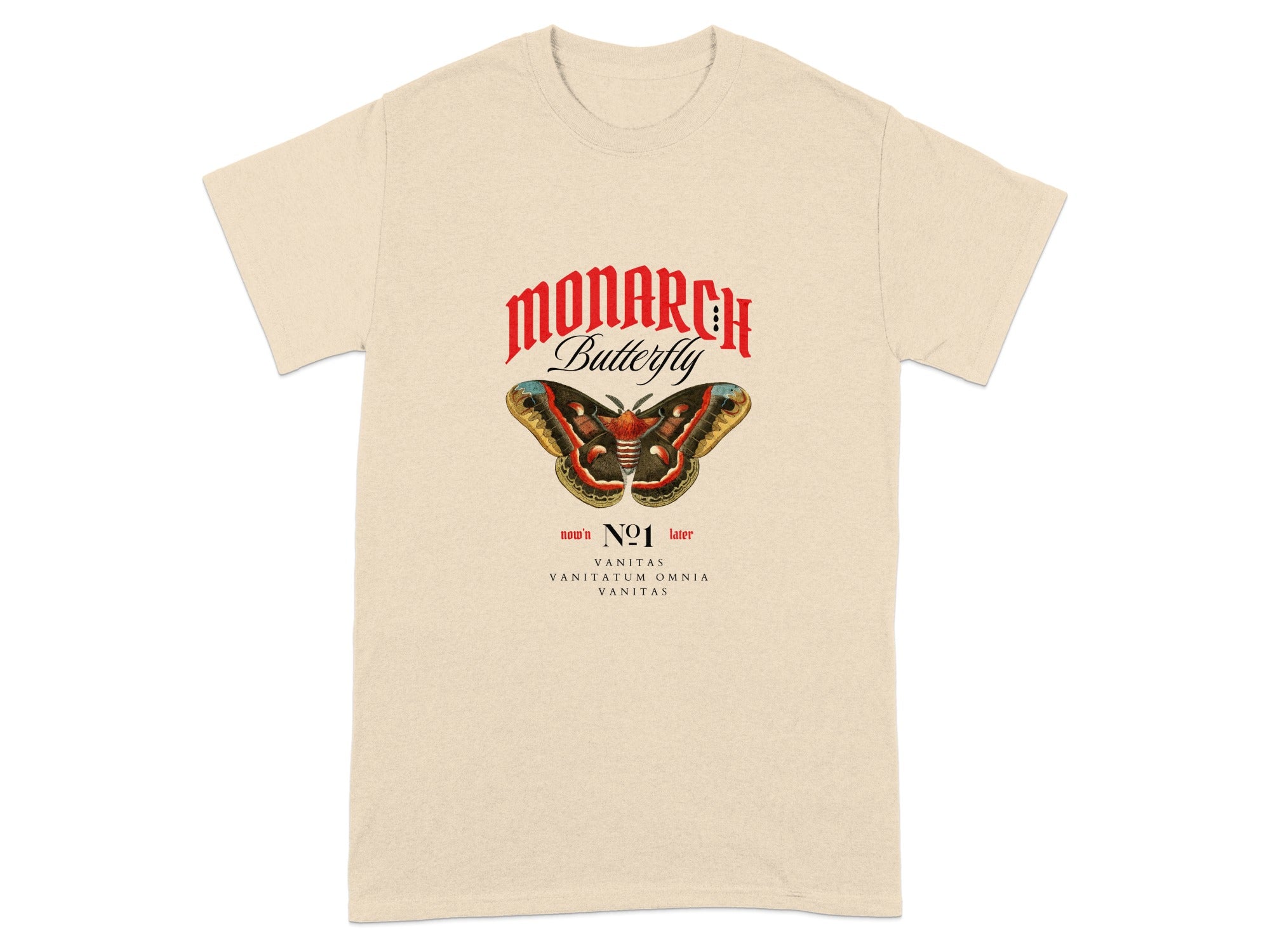 Monarch Butterfly Vanitas Vintage Graphic Tee