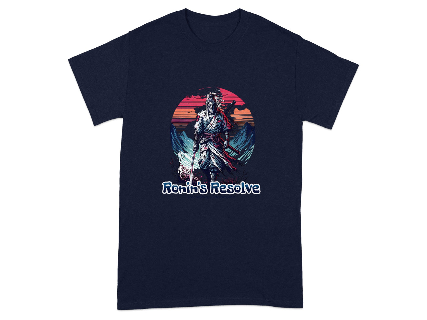 Ronin's Resolve Japanese Warrior Art T-Shirt