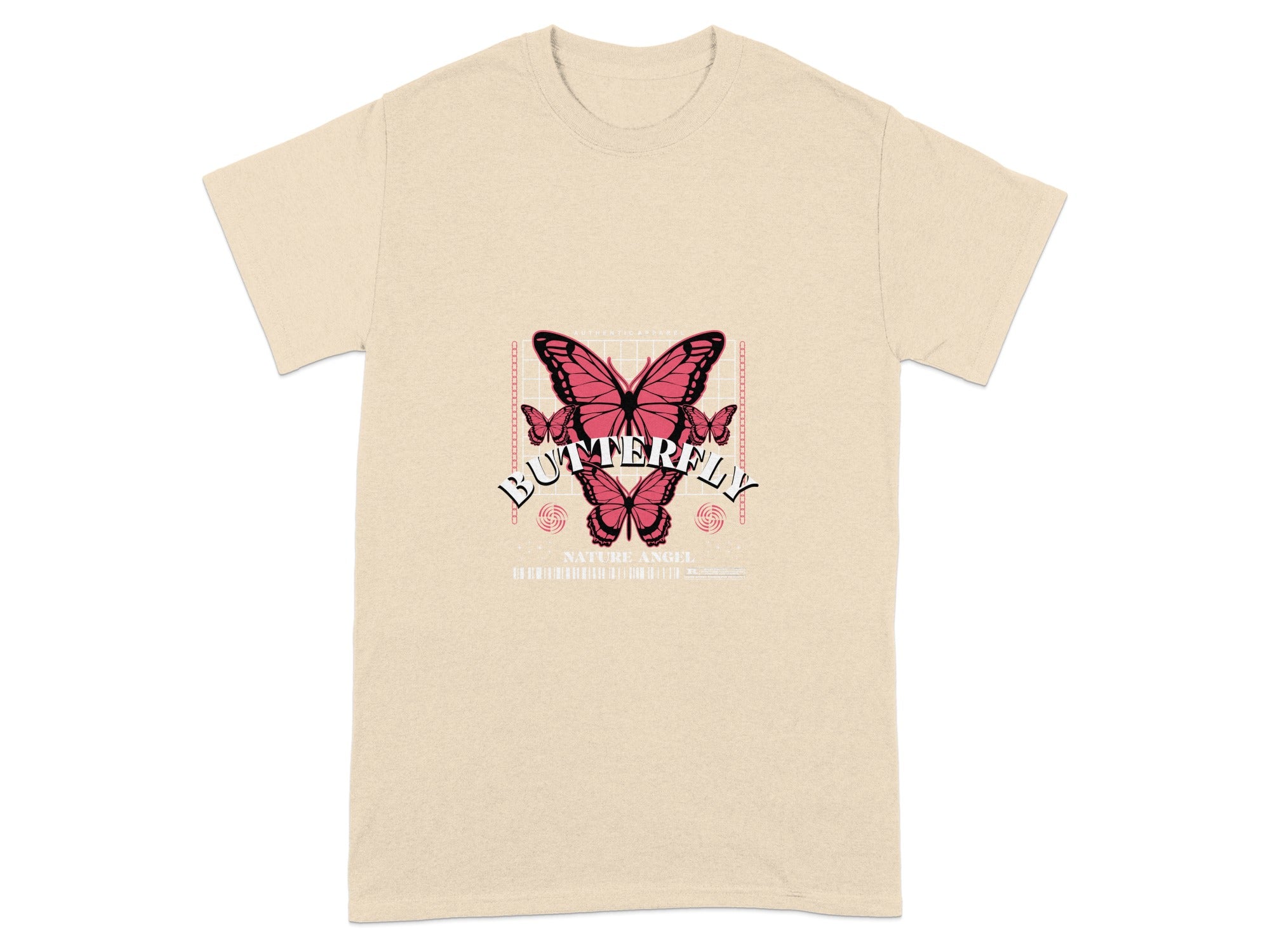 Butterfly Graphic Design Modern Fashionable Style T-Shirt