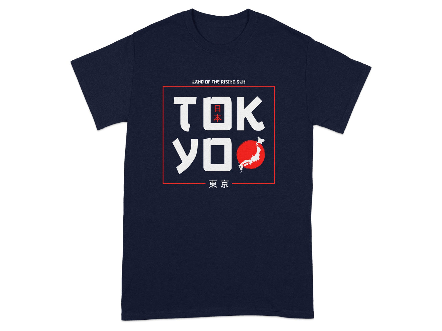 TOKYO Land of the Rising Sun Japanese Koi shirt