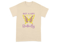 Just A Girl Who Loves Butterfly T-shirt