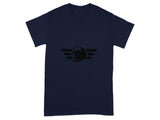 Skull with Wings Graphic Design T-Shirt